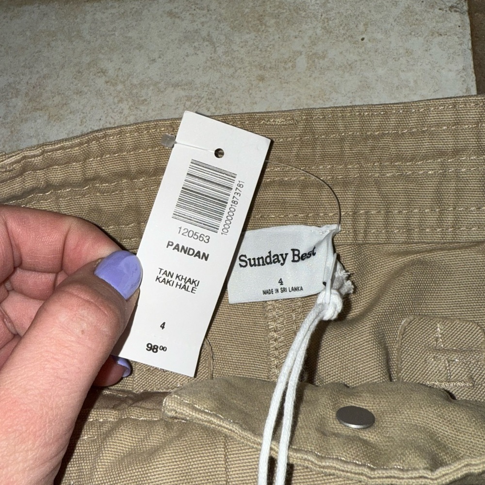 ARITZIA Khaki Pandan Pant—BNWT - Picture 4 of 4
